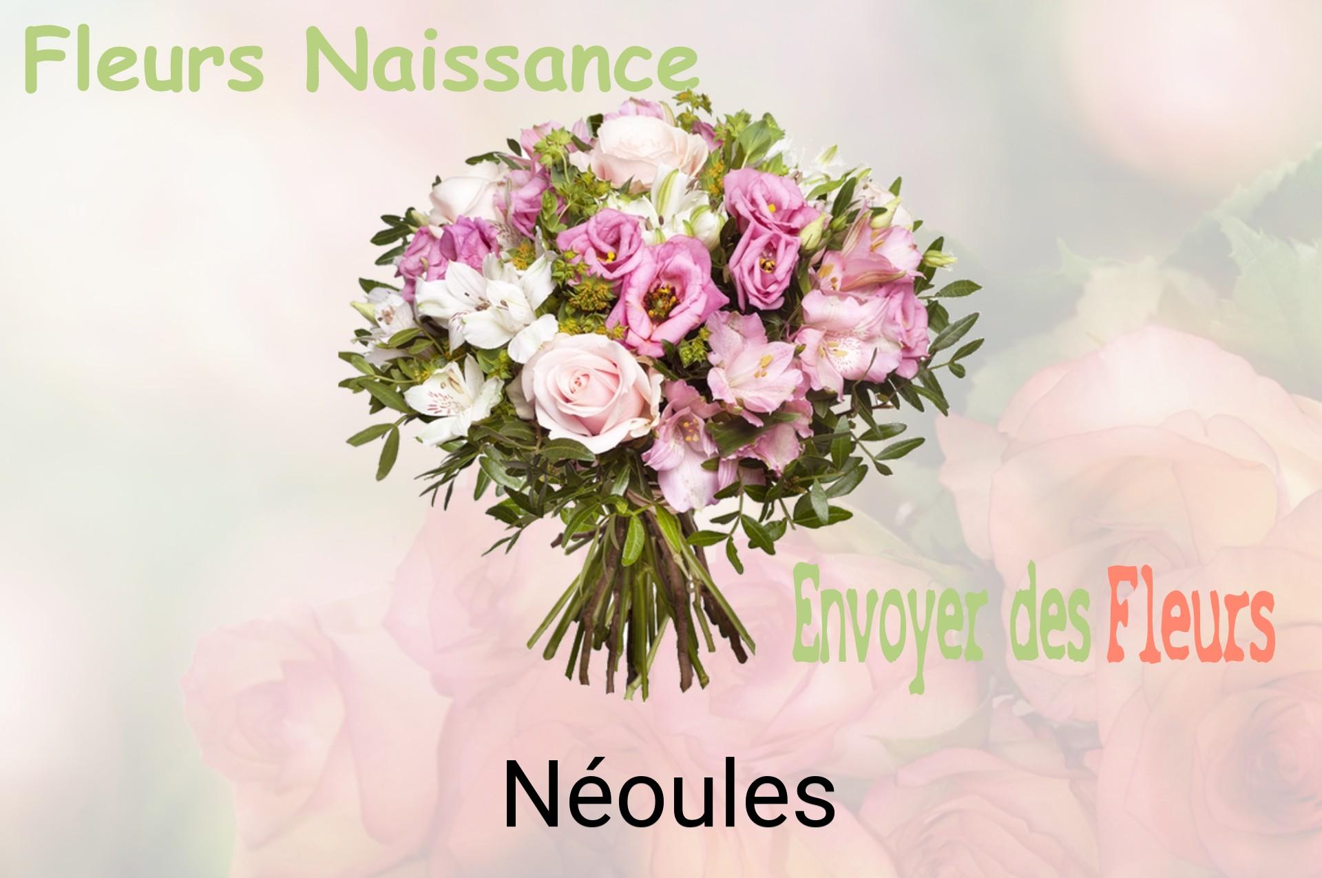 Bouquet de fleurs de naissance livré à Néoules